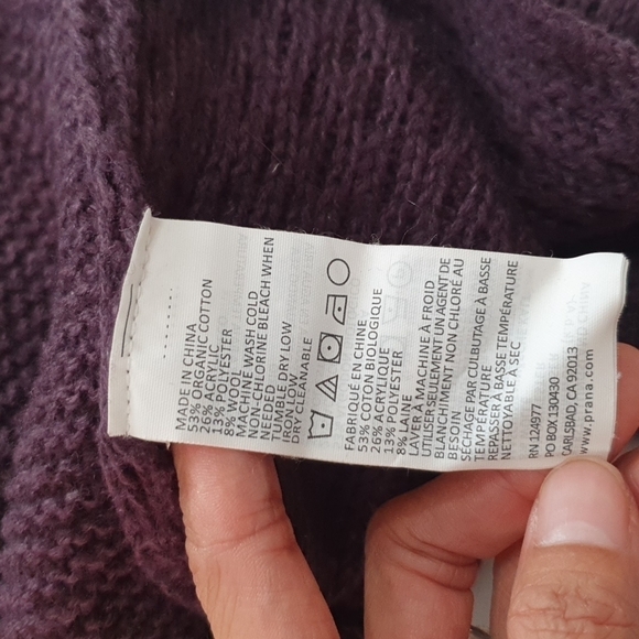 Prana Deedra Blended Wool Tunic Sweater - Picture 8 of 9